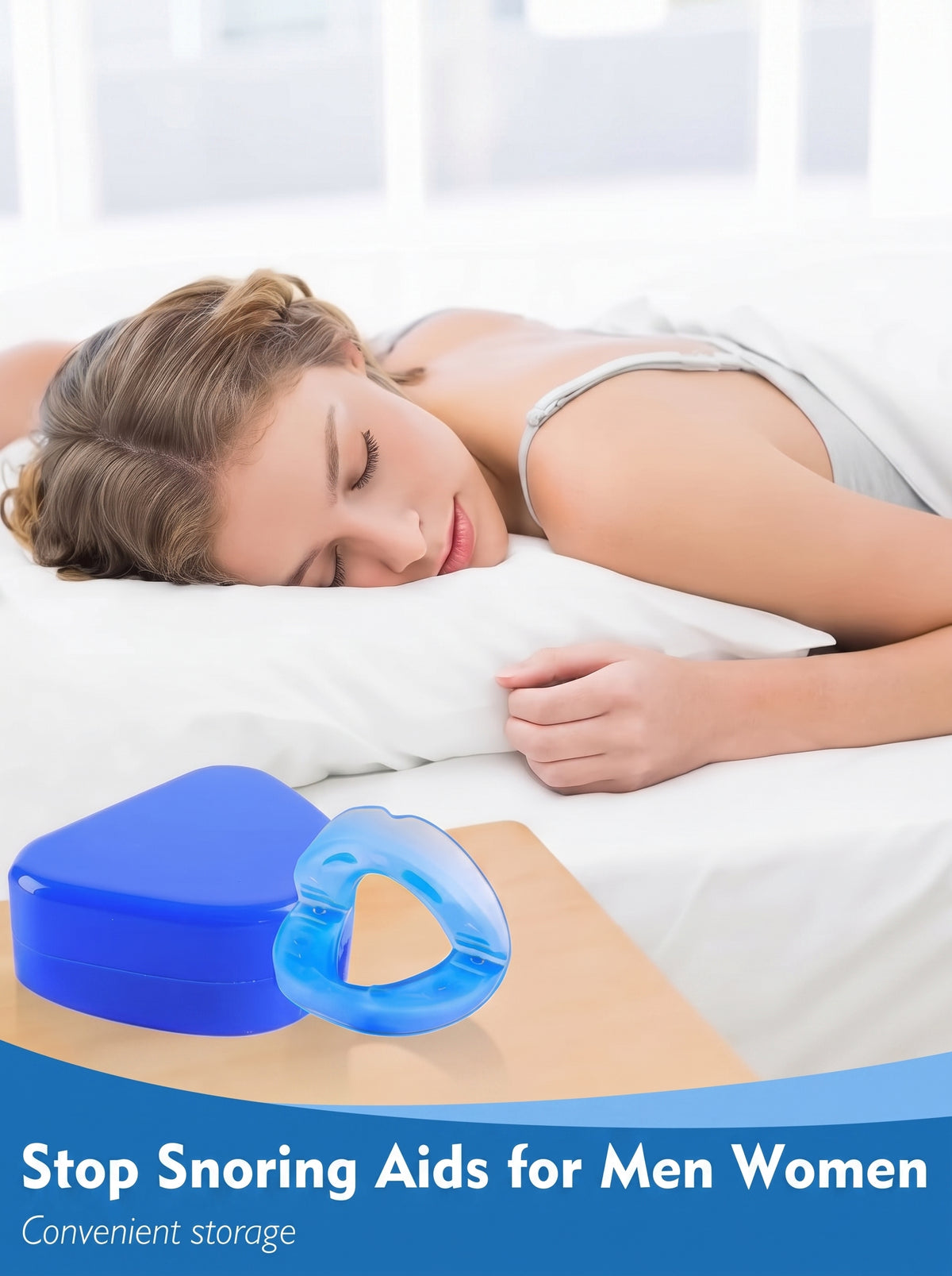 مكافحة الشخير | Anti-Snoring Mouthpiece for Comfortable Sleep
